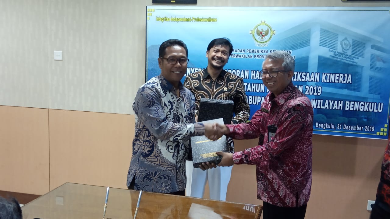 Pemprov Bengkulu Terima LHP Semester II dari BPK RI