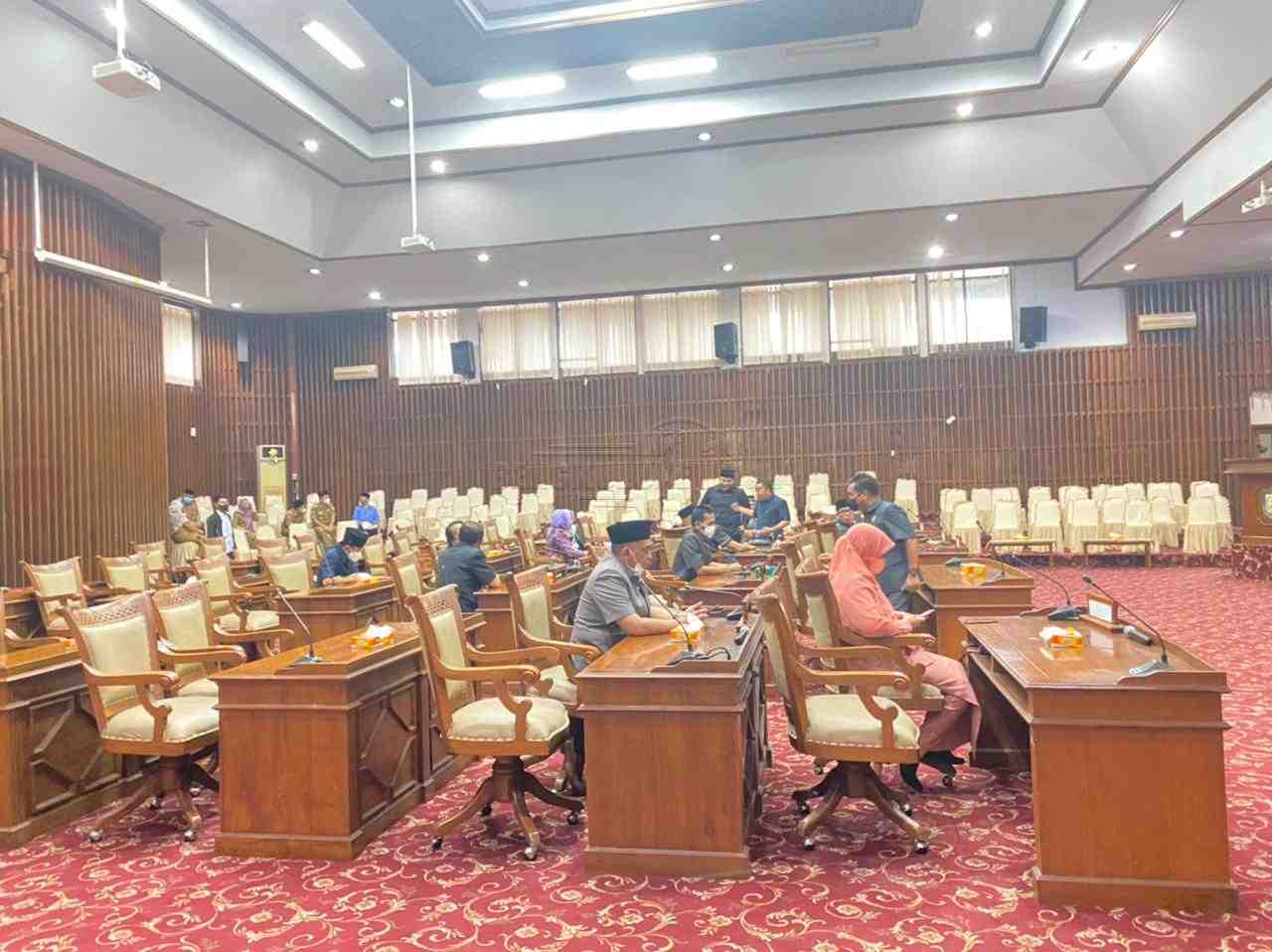 Paripurna ke 15 masa sidang 1 DPRD Provinsi Bengkulu. Foto, Cindy/BN