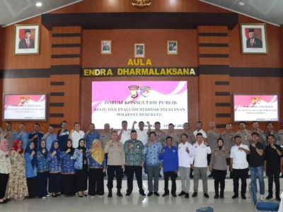 Polresta Bengkulu Gelar Rapat Forum Konsultasi Publik