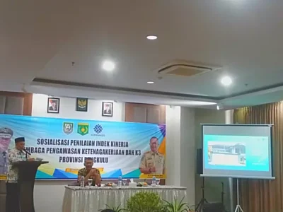 Disnakertrans Provinsi Bengkulu Gelar Sosialisasi Penilaian Indeks Kinerja Lembaga Pengawasan Ketenagakerjaan