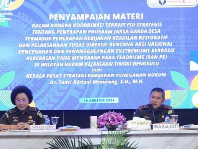 Kejati Bengkulu Gelar Acara Koordinasi Terkait Isu Strategis Penegakan Hukum