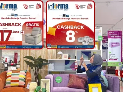 Informa Hadirkan Promo Spesial Agustus 2024: Diskon, Cashback, dan Hadiah Menarik!