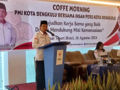 Ketua PMI Kota Bengkulu, Dedy Wahyudi