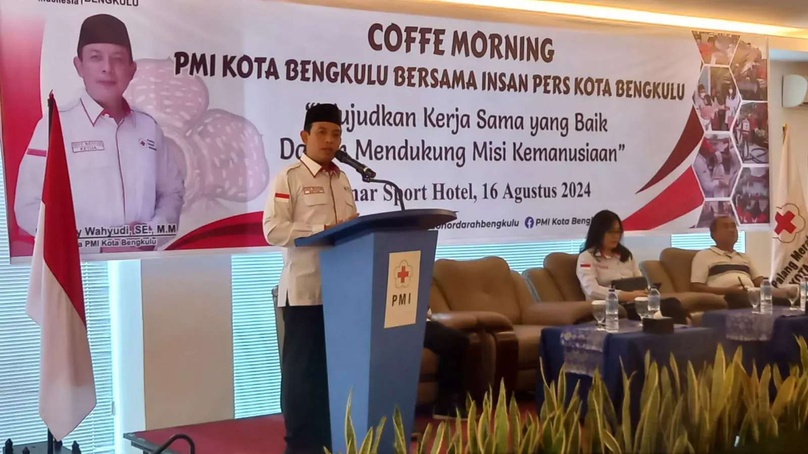 Ketua PMI Kota Bengkulu, Dedy Wahyudi