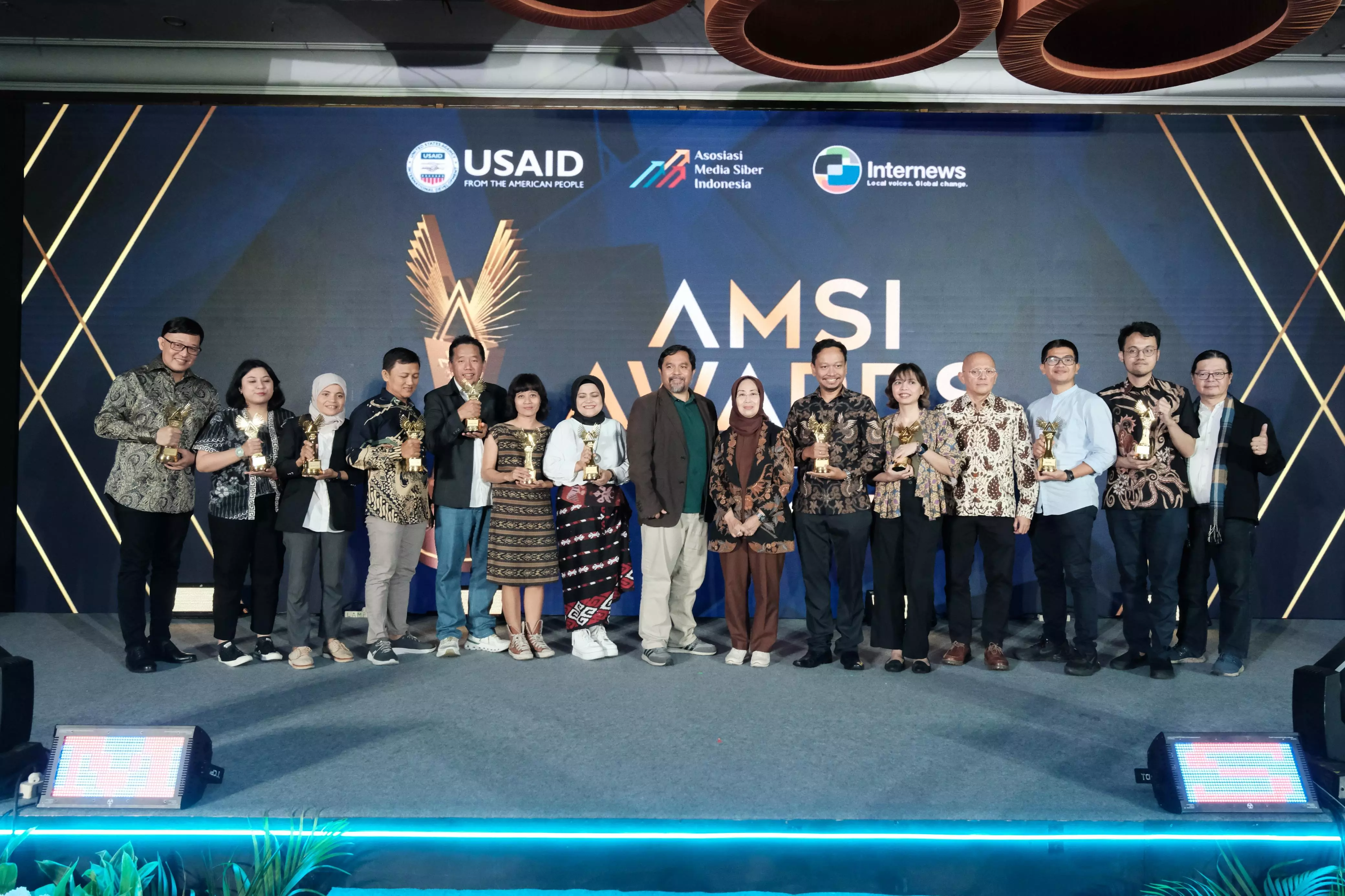 Belasan Media Mendapat Penghargaan AMSI Awards 2024