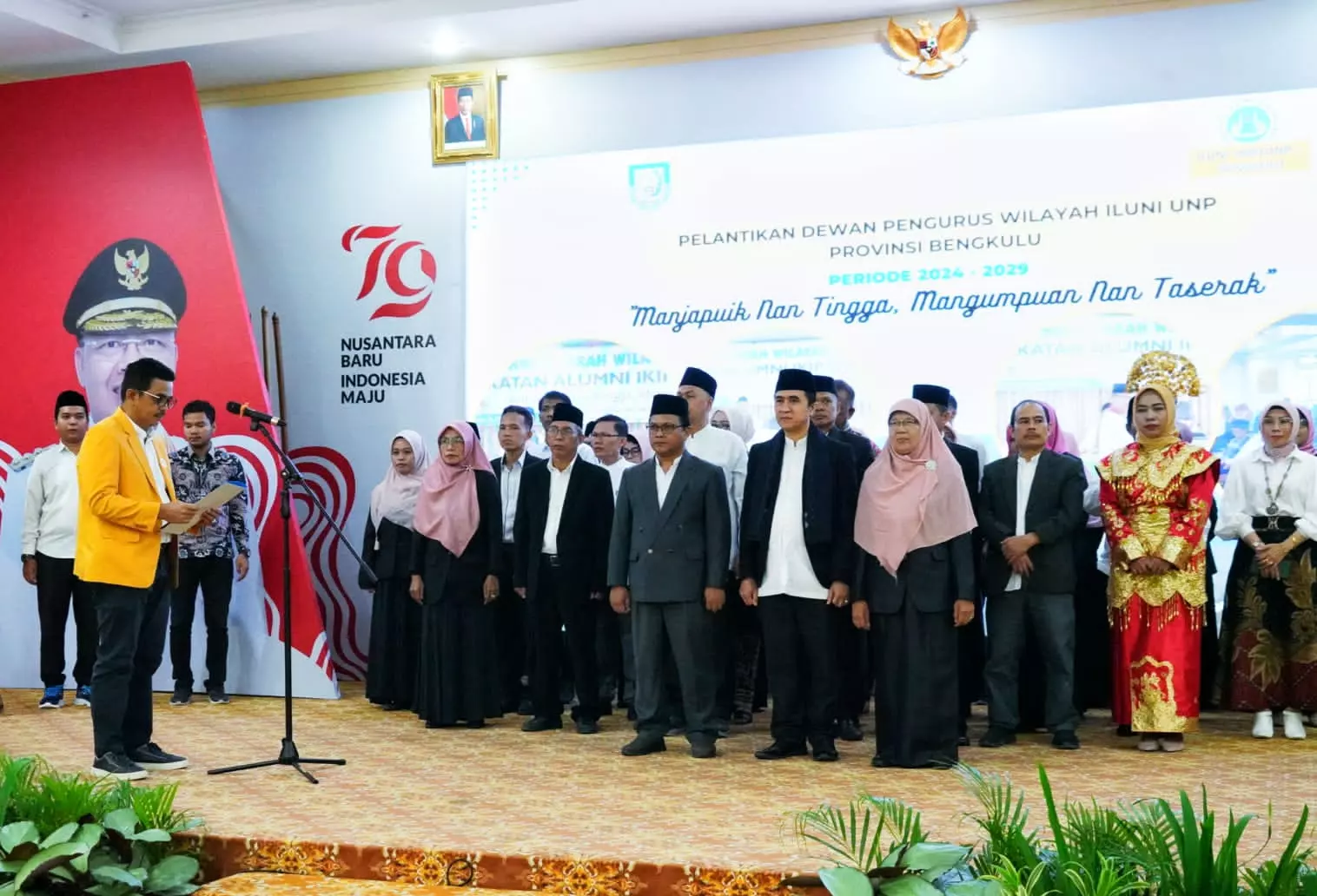  Ikatan Alumni IKIP Universitas Negeri Padang Dilantik di Balai Raya Semarak