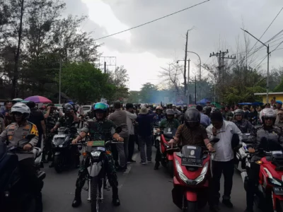 Danrem 041 Gamas dan Biker Bengkulu Ngopi Bareng Deklarasi Pilkada Damai