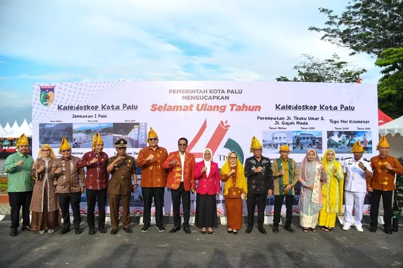 Hadiri HUT ke-46 Kota Palu, Menkumham Dorong Kesadaran Hukum di Masyarakat