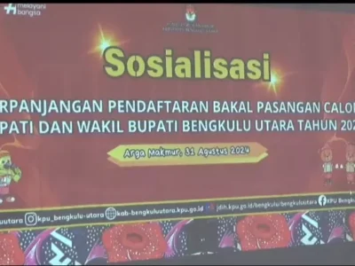 KPU Bengkulu Utara Perpanjang Masa Pendaftaran Pilbup