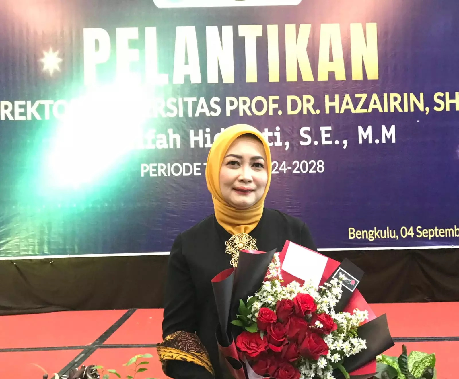 Arifah Hidayati, Rektor Universitas Prof. Dr. Hazairin (UNIHAZ) Bengkulu