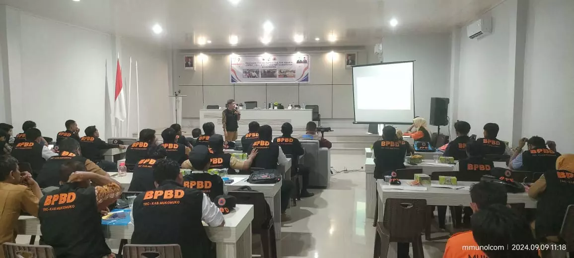 BPBD Mukomuko Gelar Pelatihan Pengembangan Kapasitas Tim Reaksi Cepat