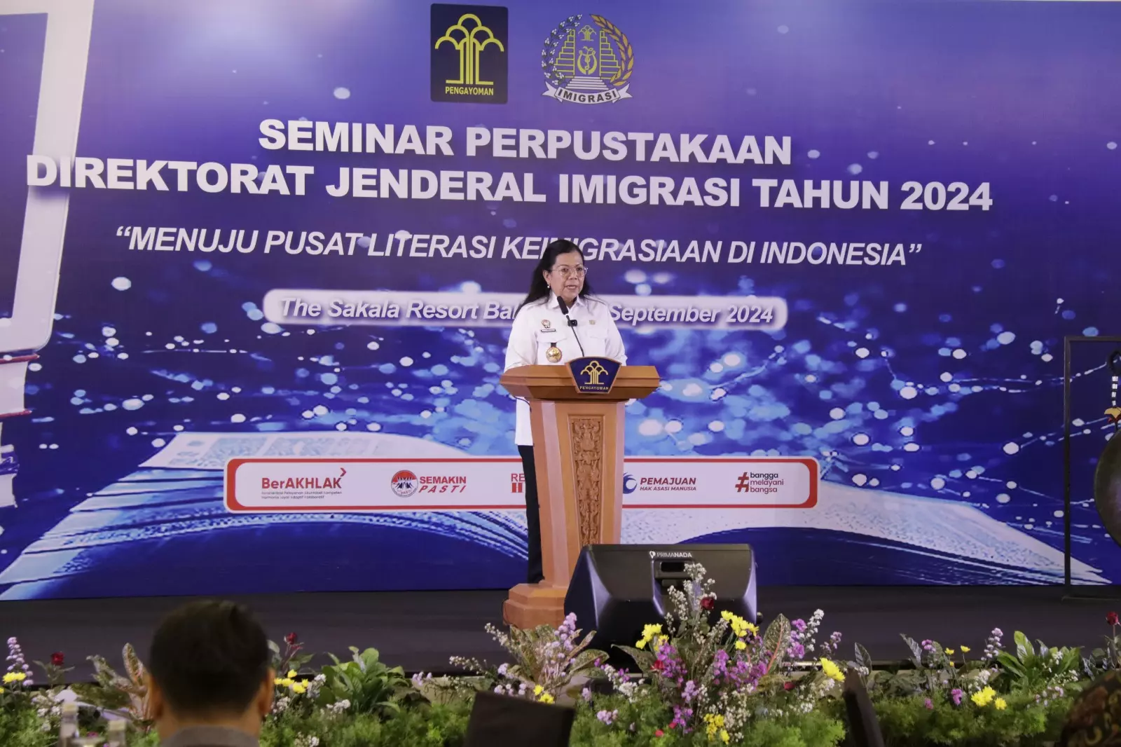 Seminar Perpustakaan yang diselenggarakan oleh Direktorat Jenderal Imigrasi