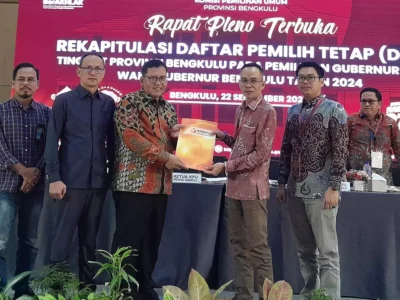 Daftar Pemilih Tetap di Provinsi Bengkulu Sebanyak 1.503.923, Terbanyak di Kota