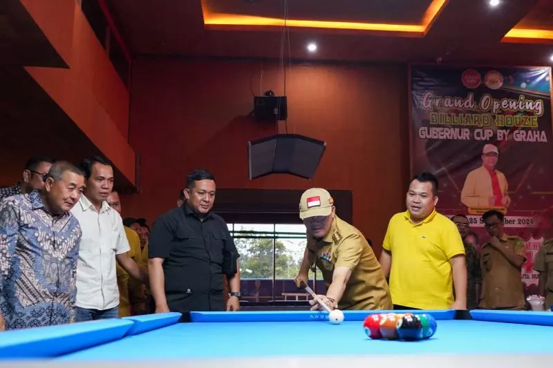 Gubernur Rohidin Dukung Pertumbuhan Billiard di Bengkulu