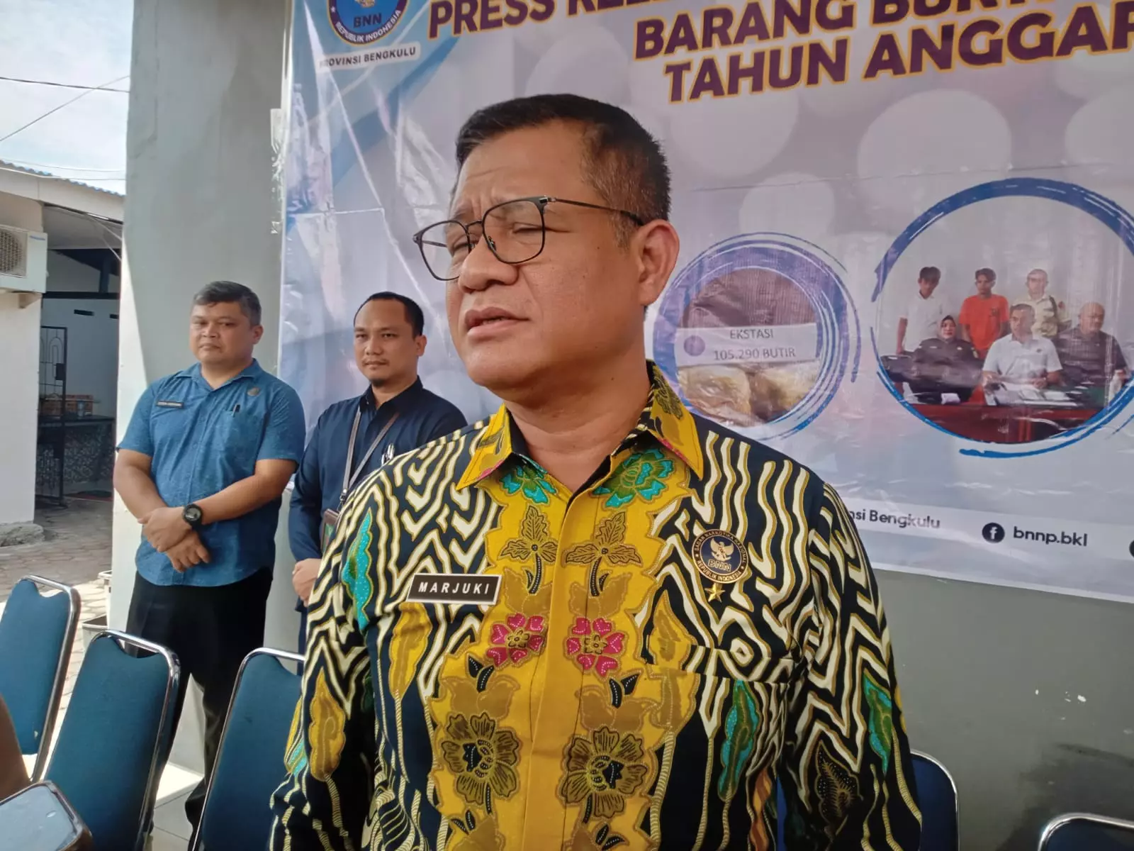 Kepala BNNP Bengkulu, Brigjen Pol Marjuki