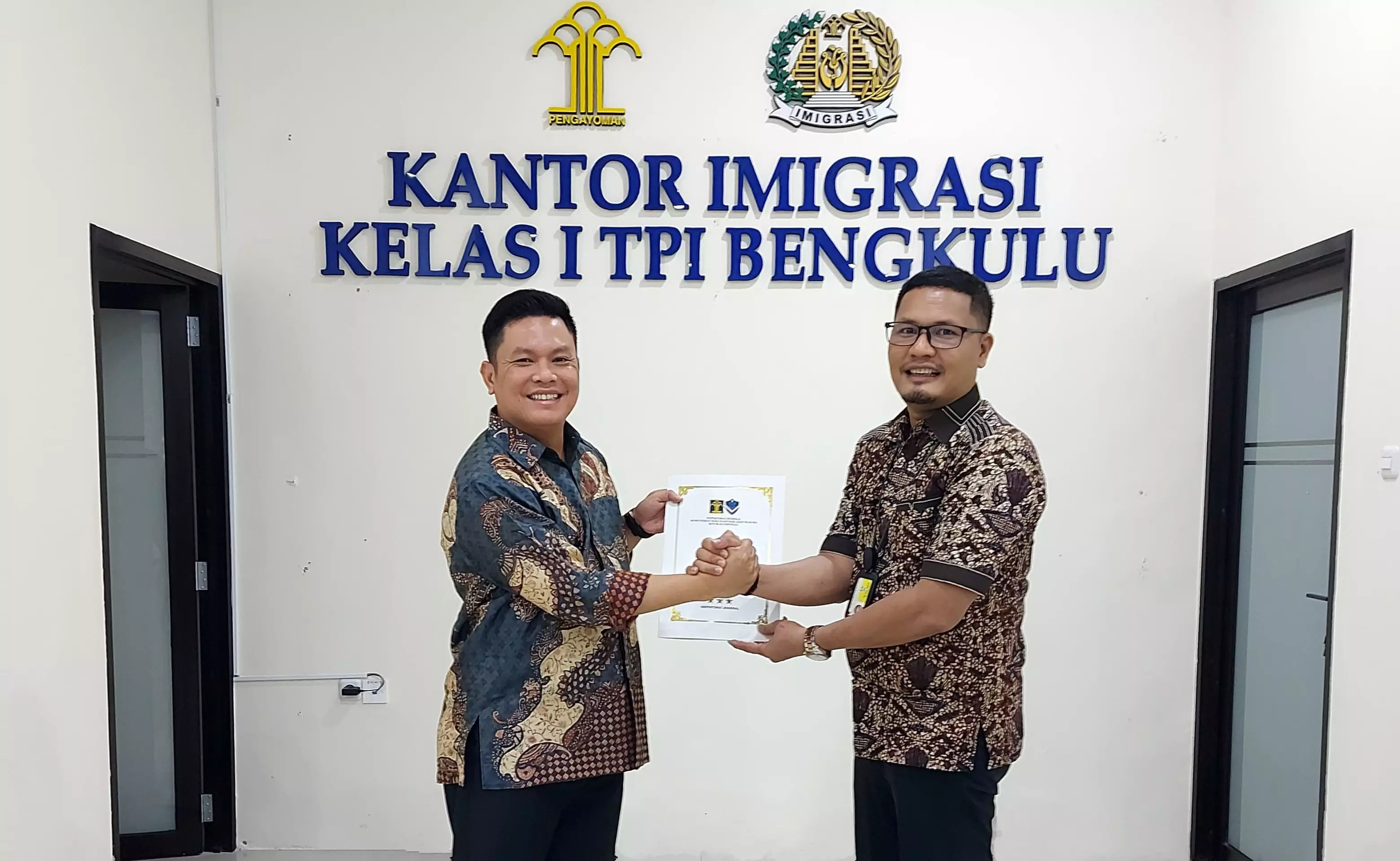 Kantor Imigrasi Bengkulu Hadiri Exit Meeting Hasil Audit Pengelolaan Penerimaan Negara Bukan Pajak