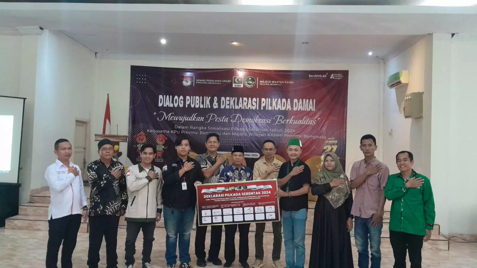 Ciptakan Pilkada Damai, KAHMI Bengkulu dan KPU Gelar Dialog Publik