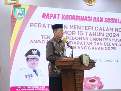 Sosialisasi Permendagri tentang Pedoman Penyusunan APBD 2025