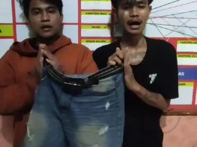 Pelaku Pencuri Celana Jeans dengan Cara Merayap Diringkus Polisi