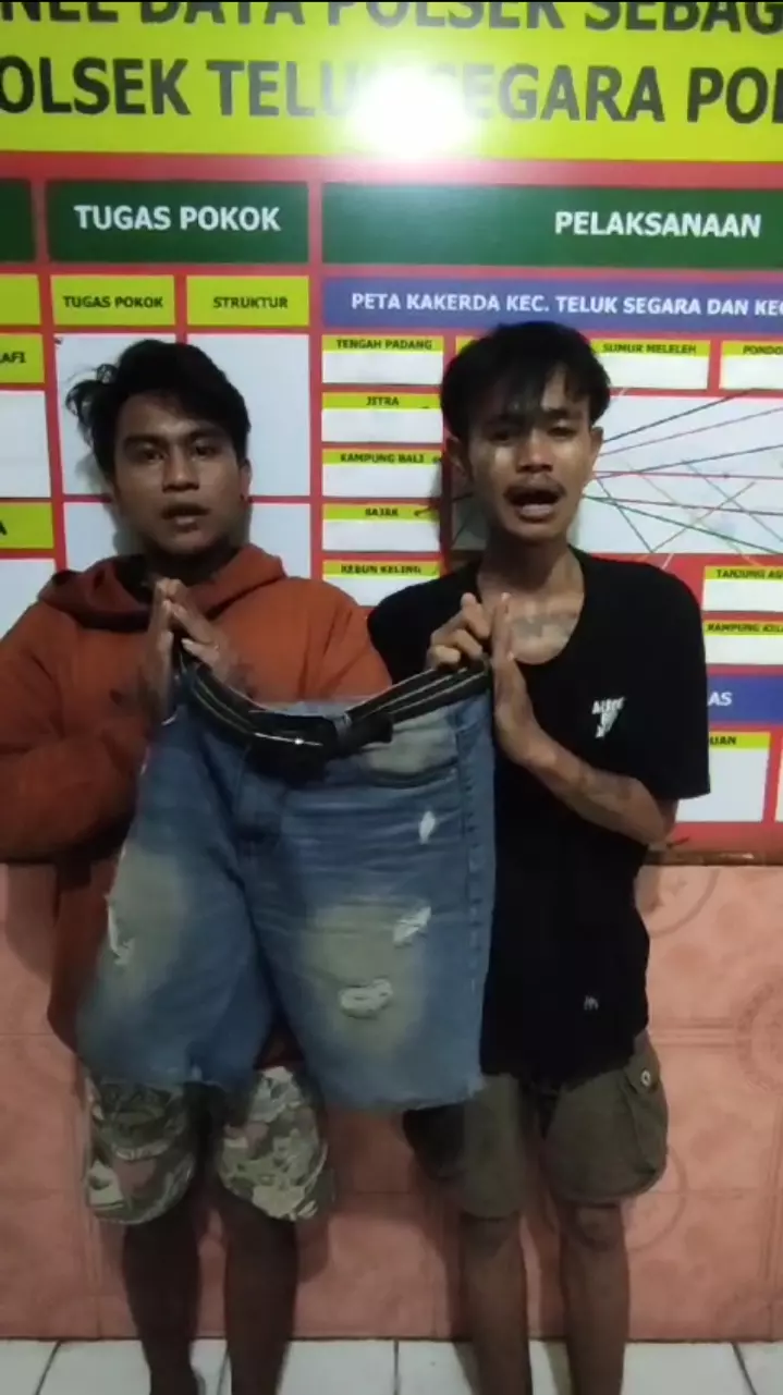 Pelaku Pencuri Celana Jeans dengan Cara Merayap Diringkus Polisi