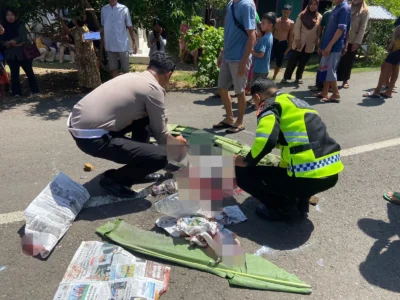 Kecelakaan Truk Vs Motor di Bengkulu Tengah, Satu Orang Pelajar Tewas