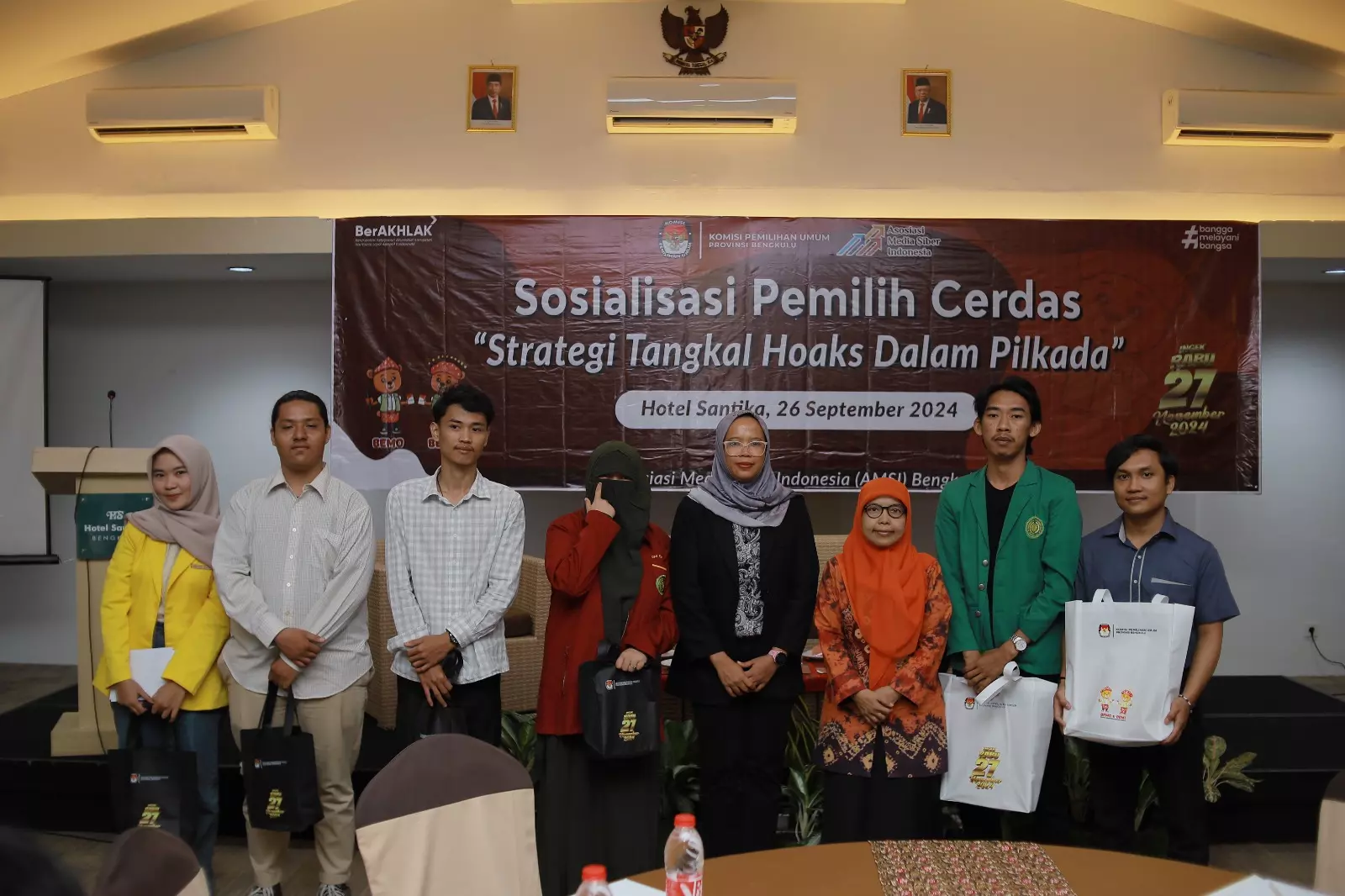 AMSI Bengkulu dan KPU Gelar Sosialisasi untuk Tangkal Hoaks Jelang Pilkada 2024