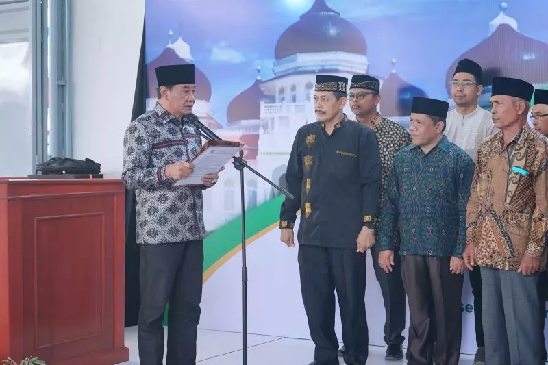 pelantikan pengurus periode 2024-2029 yang bertempat di Kelurahan Kandang Mas, Kampung Melayu, Kota Bengkulu, Sabtu (12/10).