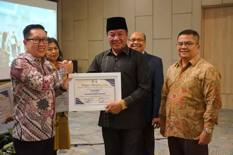 Malam Apresiasi PERSI kepada rumah sakit se-Provinsi Bengkulu, bertempat di salah satu hotel ternama di Kota Bengkulu, Sabtu (12/9).