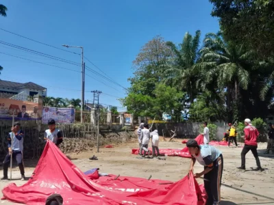 Dinsos Kota Bengkulu Gelar Lomba Pasang dan Bongkar Tenda