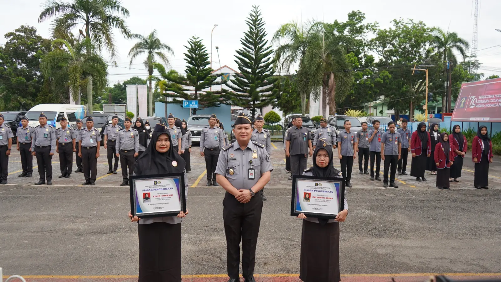 Apel Pagi dan Pemberian Penghargaan Pegawai Terbaik Kantor Imigrasi Bengkulu