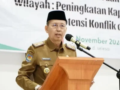 Sekretaris Daerah Pemprov Bengkulu Isnan Fajri